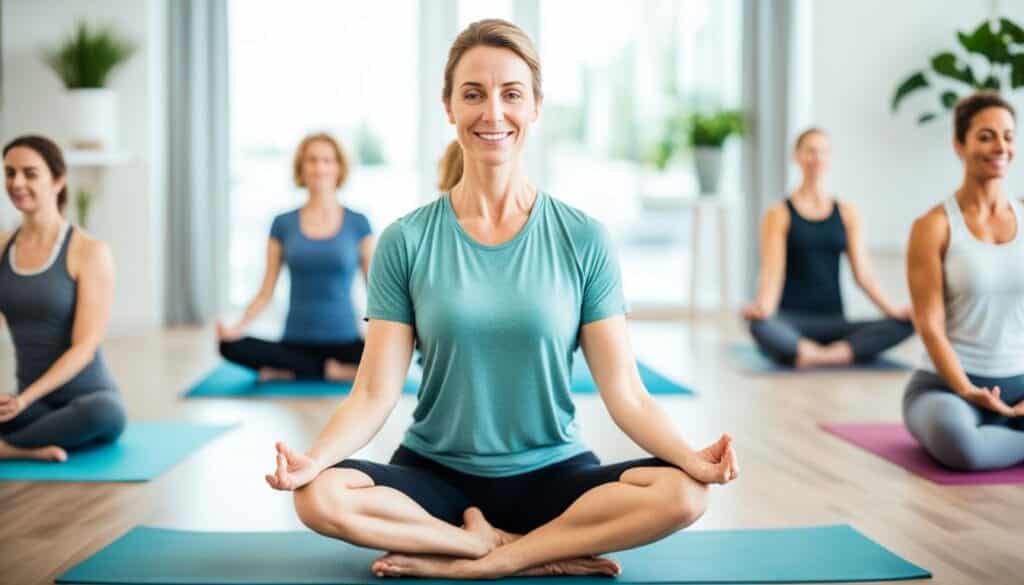 Vergleich von Home-Practice und Studio-Training für Anfänger Yoga